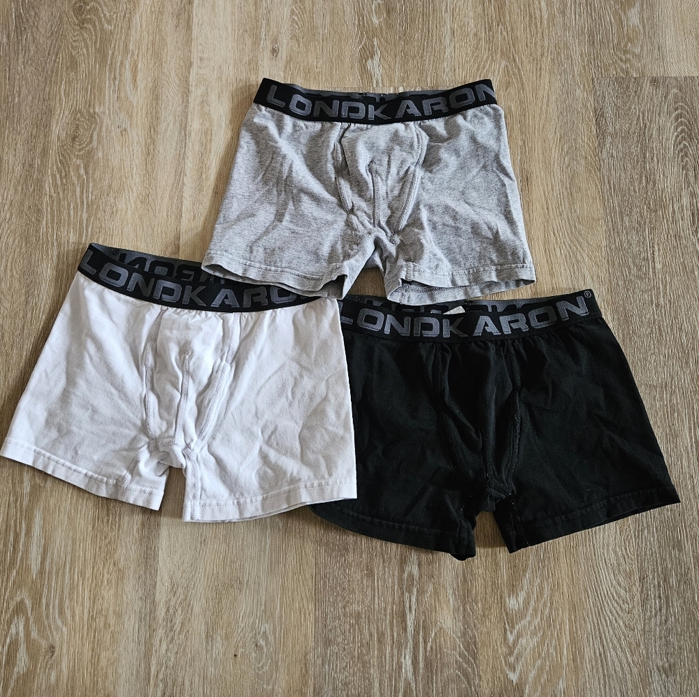 Boys size medium baseball sliding shorts with cup holder bundle grey, white, b